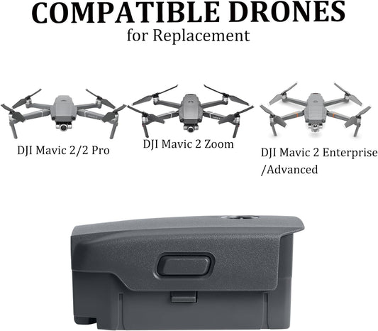 3850mAh 15.4V Battery for DJI Mavic 2 Mavic 2 Zoom Mavic 2 Pro Drone 31 Minutes Max Flight Time Intelligent Flight Battery